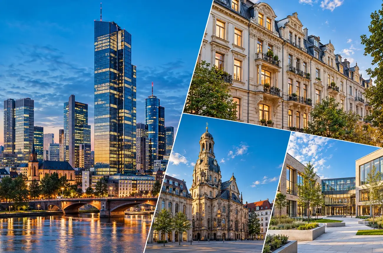 Wohn- und Gewerbeimmobilien in deutschen Städten